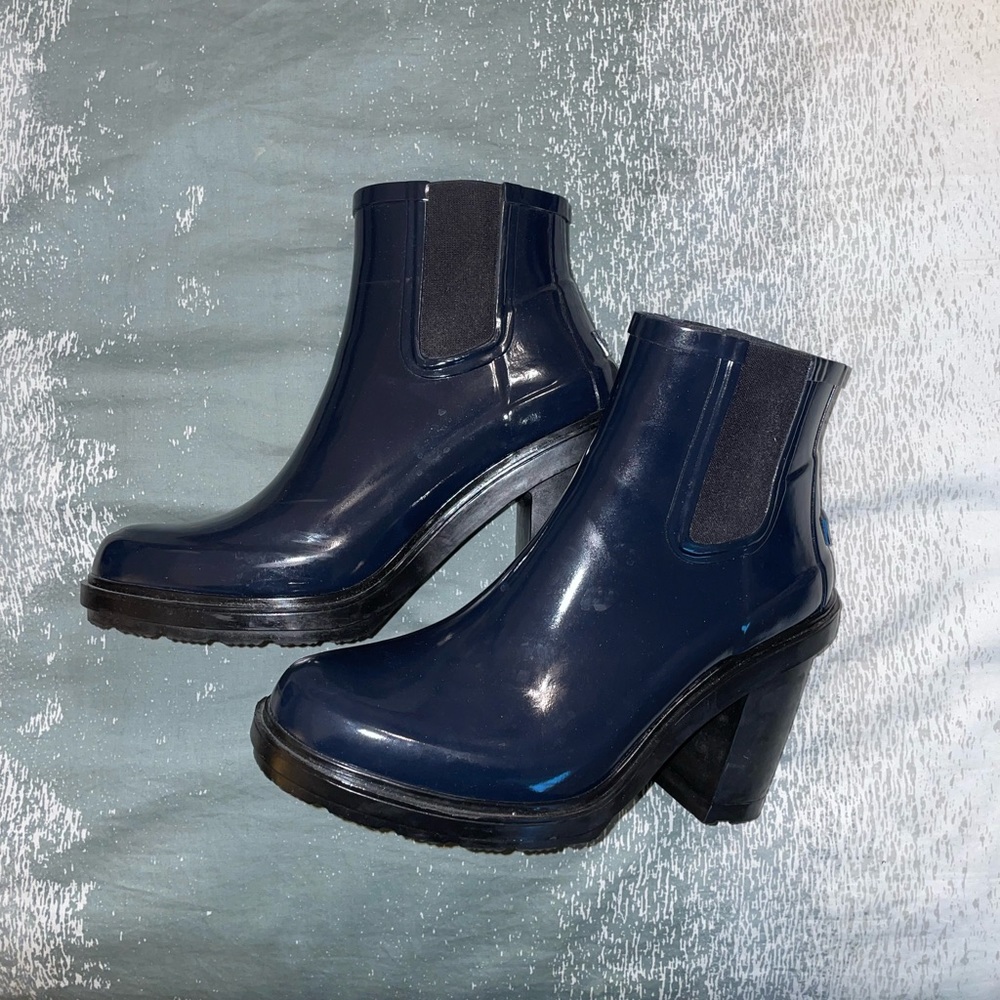 Hunter Chelsea Style Gloss High Heel Rain Boot